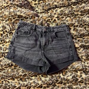 PacSun Black Jean Shorts